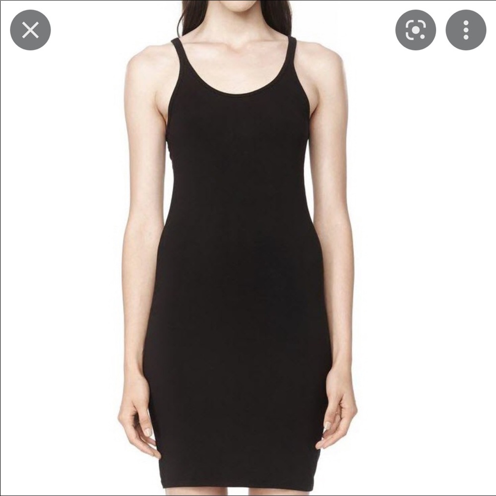 T by alexander wang black bodycon dress